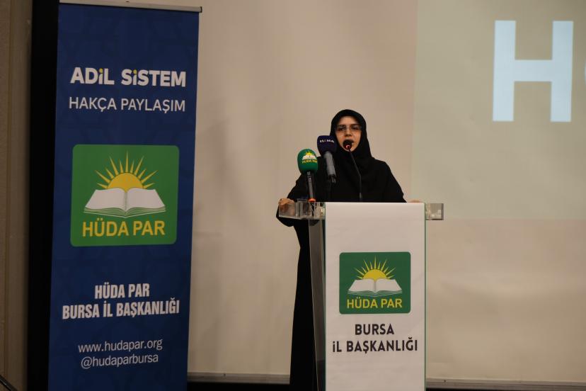 HÜDA PAR Aile Başkanlığı Bursa’da ‘Son Kale: Aile’ konferansı düzenledi: Aileyi korumak için el birliğiyle çalışmalıyız