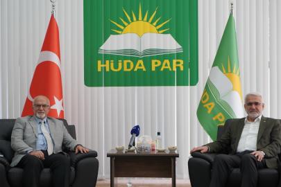HÜDA PAR Genel Başkanı Yapıcıoğlu, Liberal Parti Genel Başkanı Gülabi’yi ağırladı