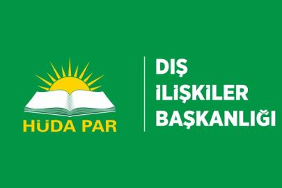 HÜDA PAR Dış İlişkiler Başkanlığı: Suriye’nin yeniden ayağa kalkması için destek olunmalı