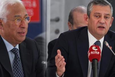 Özgür Özel'den António Costa'ya tepki: 5 dakika bile görüşme imkanı bulamamamız kabul edilebilir değil