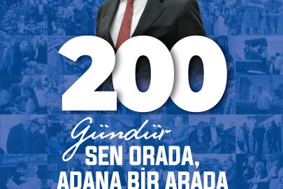 200 gündür sen orada Adana bir arada… Zeydan Karalar'sız 200. günde dayanışma ve adalet birlikteliği...