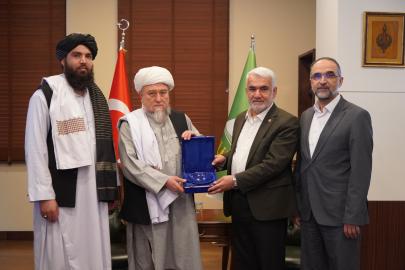 HÜDA PAR Genel Başkanı Yapıcıoğlu Afganistan Büyükelçisini ağırladı