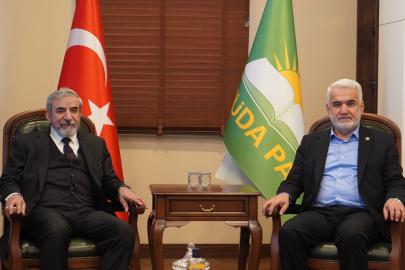 HÜDA PAR Genel Başkanı Yapıcıoğlu, Yekgirtu Genel Sekreteri Bahaddin ile görüştü