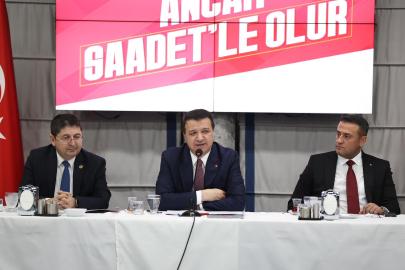 SAADET PARTİSİ GENEL BAŞKANI MAHMUT ARIKAN ANADOLU BASIN BİRLİĞİ İLE BULUŞTU