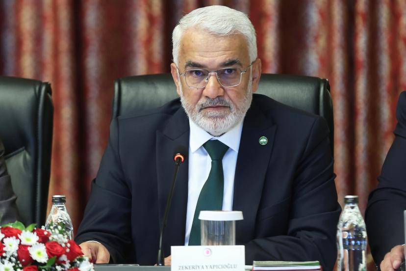 HÜDA PAR Genel Başkanı Yapıcıoğlu: Kürt meselesi şiddet sorununa indirgenmemeli, temel haklar pazarlık konusu yapılmamalıdır
