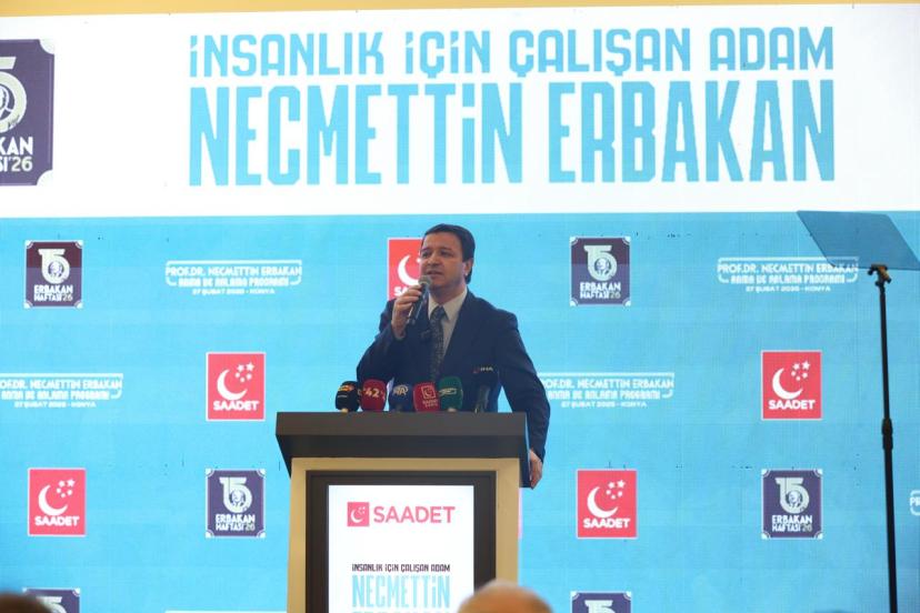 SAADET PARTİSİ GENEL BAŞKANI MAHMUT ARIKAN: “TANKLARI YENEN ÇİÇEKLER YETİŞTİRMEYİ ERBAKAN HOCAMIZDAN ÖĞRENDİK!”
