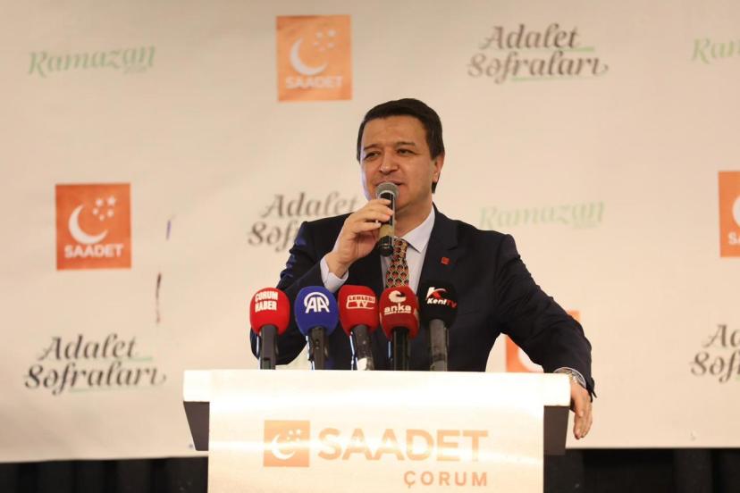 SAADET PARTİSİ GENEL BAŞKANI MAHMUT ARIKAN: “TÜRKİYE-İRAN GERİLİMİ ÜZERİNDEN BÖLGEYİ KAOSA SÜRÜKLEMEK İSTİYORLAR”