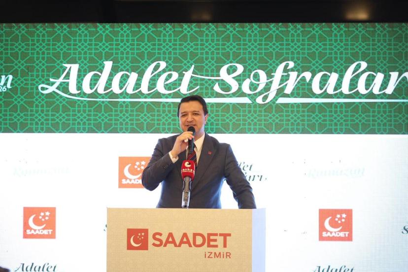 SAADET PARTİSİ GENEL BAŞKANI MAHMUT ARIKAN: “VERGİ YETMEZSE CEZA, CEZA YETMEZSE YASAK” “BAŞKA SAVAŞLARA TAŞERON OLARAK KATILMAK İÇİN PLANLAR YAPMAYINIZ, SAMİMİ OLUN” “BÖLGEMİZE YÖNELİK TÜM EMPERYALİST MÜDAHALELERİ REDDEDİYORUZ”