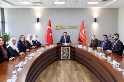 SAADET PARTİSİ GENEL BAŞKANI MAHMUT ARIKAN BARIŞ ANNELERİ İNİSİYATİFİ’Nİ KABUL ETTİ