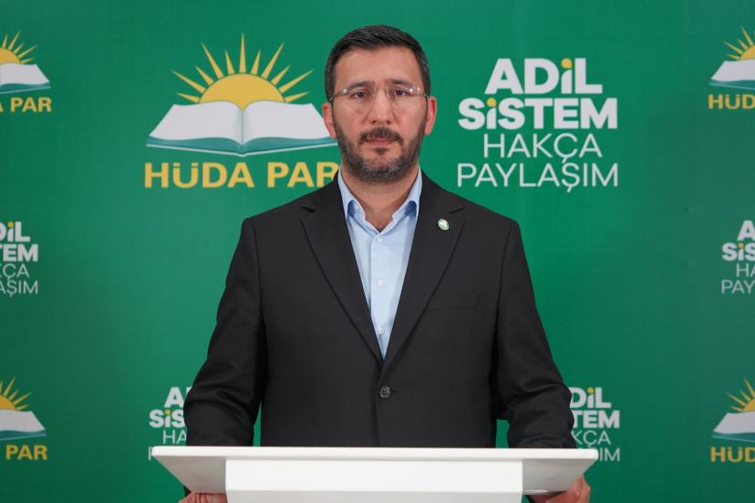 HÜDA PAR Dış İlişkiler Başkanı Hüseyin İmir: Gazze direnişi desteklenmelidir