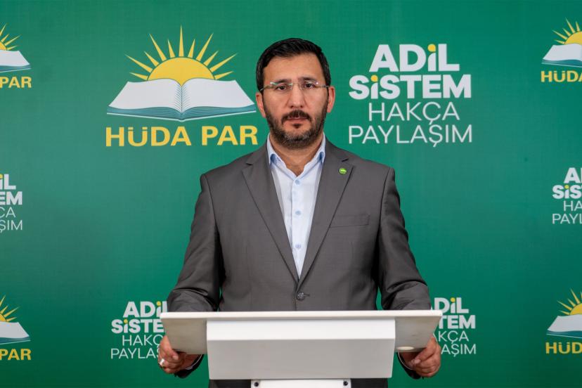 HÜDA PAR Dış İlişkiler Başkanı İmir : Filistin Konvoyu koruma altına alınmalı