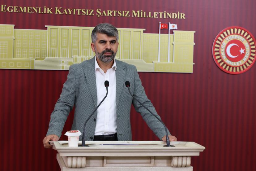 HÜDA PAR Mersin Milletvekili Dinç: Belediye şirket işçilerine kadro verilmeli